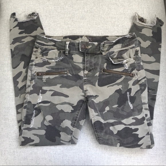 Zara Camo Denim - Picture 5 of 8